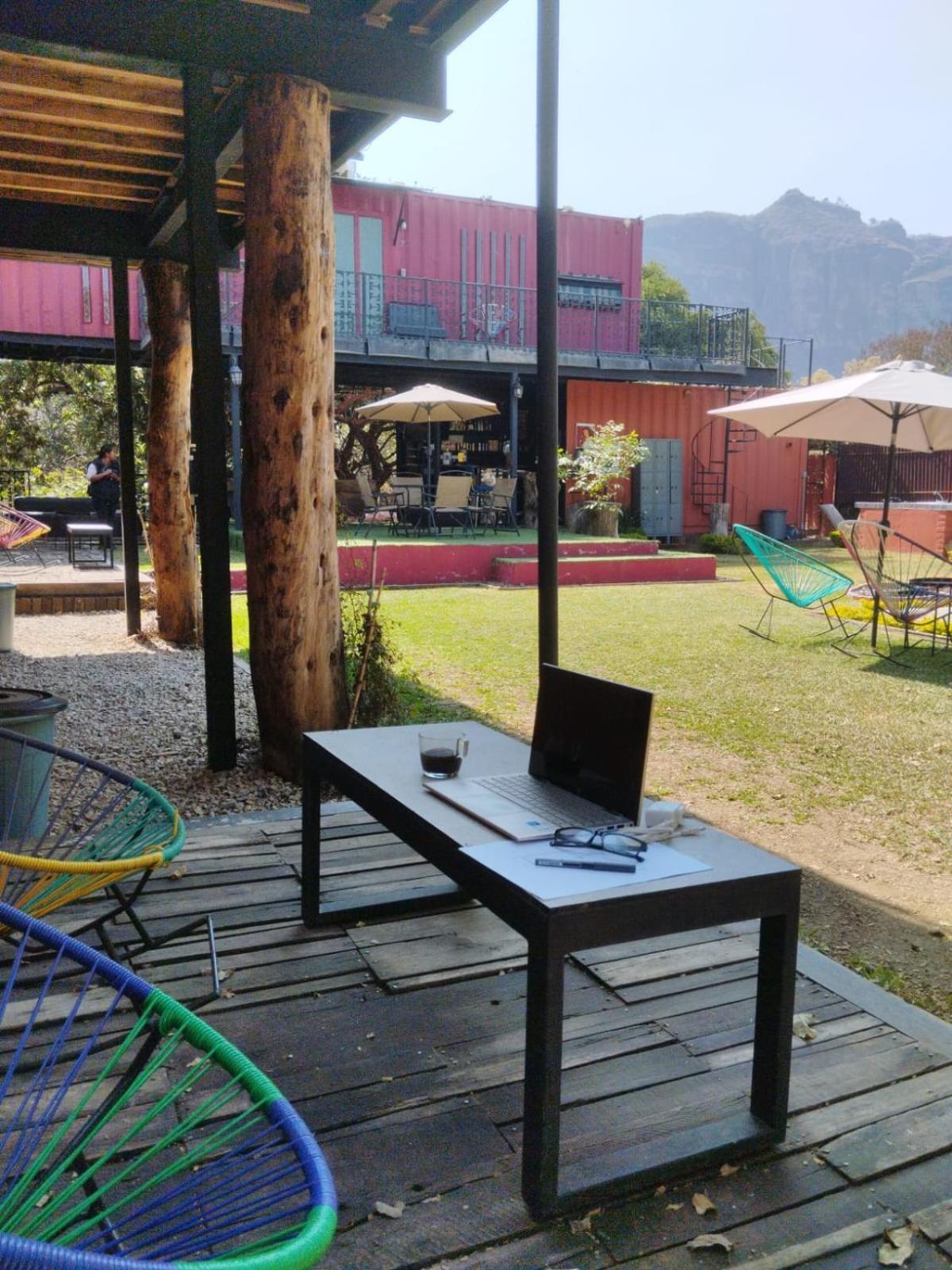 Containers Park Hotel Tlayacapan Luaran gambar